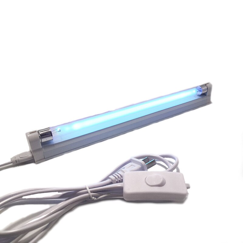 Uv Desinfectie Lamp T5 Uv Kiemdodende Geïntegreerde Buis 4W 6W 8W Huishoudelijke O₃ Mijt Sterilisatie Lamp Uv kiemdodende Buis Lamp