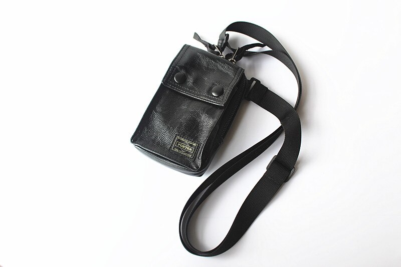 Riñonera pequeña de Pu para hombre, bolso de viaje para teléfono móvil de 5,5 pulgadas, a la: pouch  Add Sling