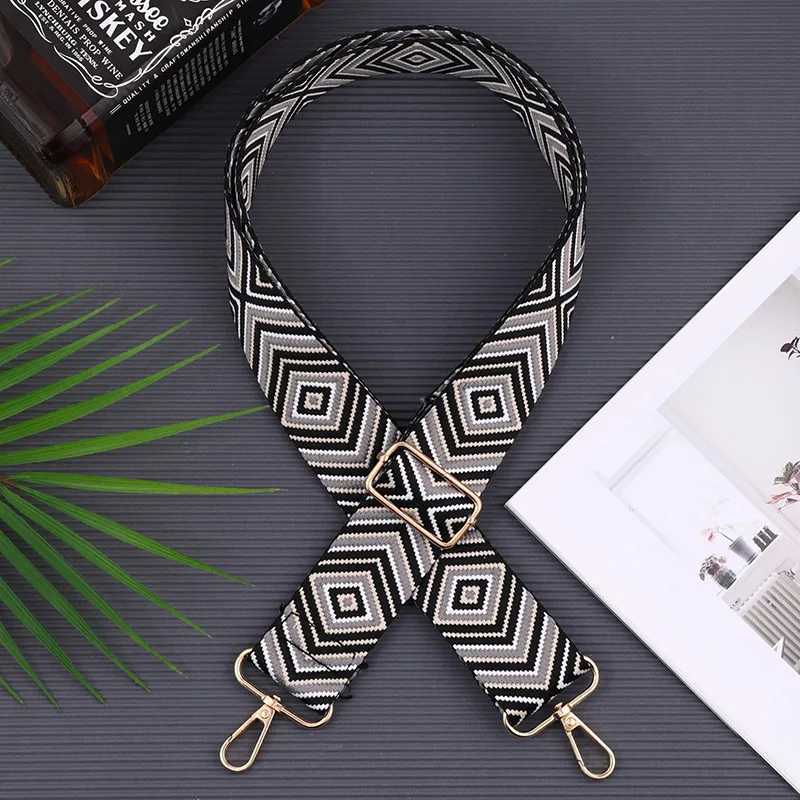 Shoulder Strap For Women Hardware Hooks The Length Can Be Freely Adjusted Travel Accessories Fashionable Wide Shoulder Strap: Bronze