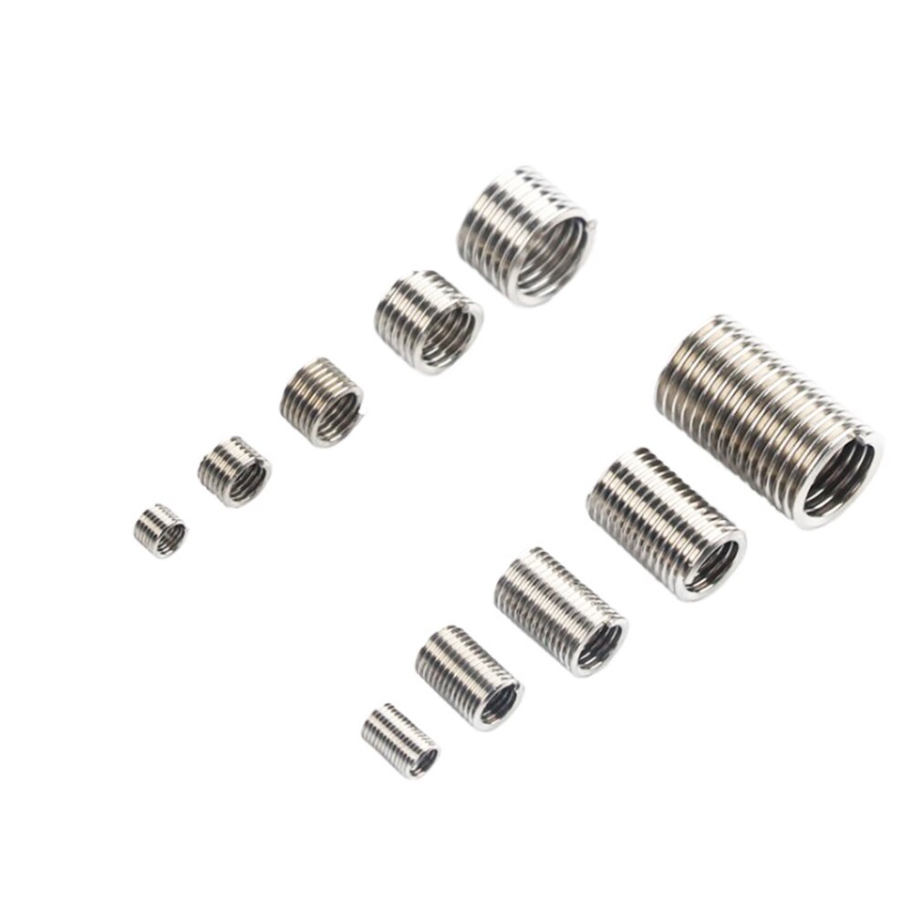 150Pcs Rvs Helicoil Thread Repair Insert Kit M3 M4 M5 M6 M8 Klinknagel Moer Kit Crew Mouwen Set