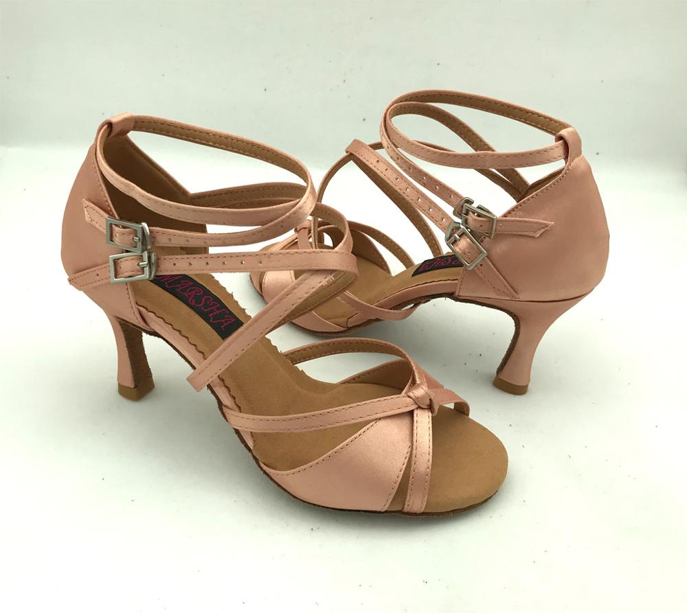 Zapatos de baile latino profesionales para mujer, calzado de salón de baile, zapatos para salsa para de tango y boda 6209FL2