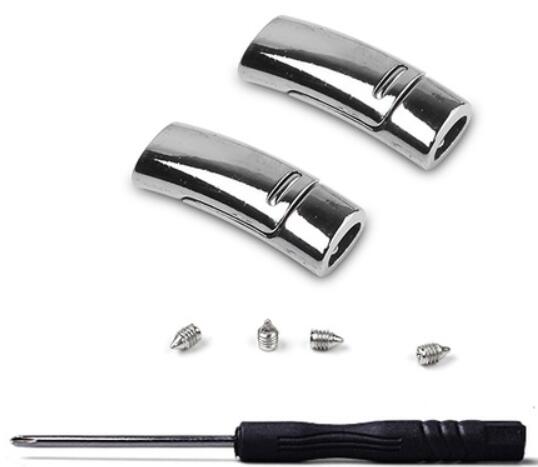 2 st  /1 set metallskosnören låstillbehör utan knytskosnören metall spetslås gör-det-själv-sneaker-kit spetsspänne\"guld silver"