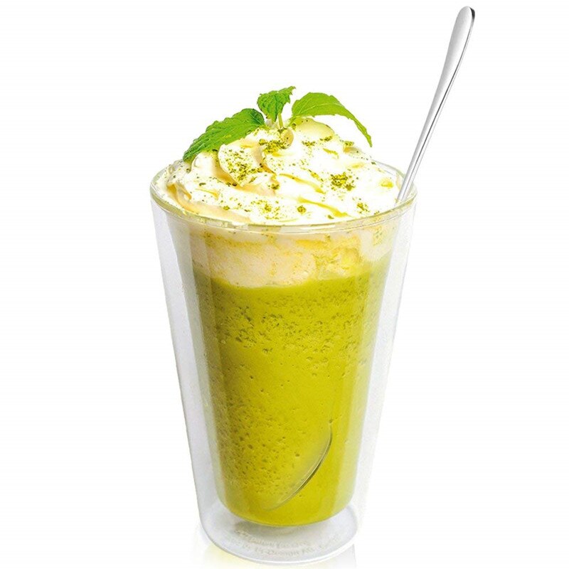 Cuchara de té helada de mango largo de 9 pulgadas, cuchara de café, cuchara de helado, cucharas agitadoras de cóctel de acero inoxidable