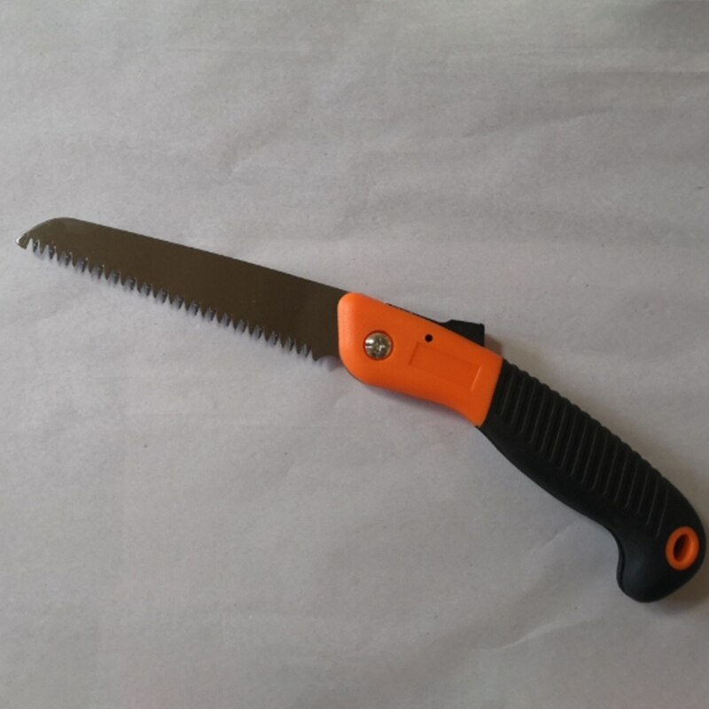 Premium hopfällbar handsåg med säkert låskomfort mjukt grepp för trädgårds- eller trädbeskärning, robust slitstark trimmer