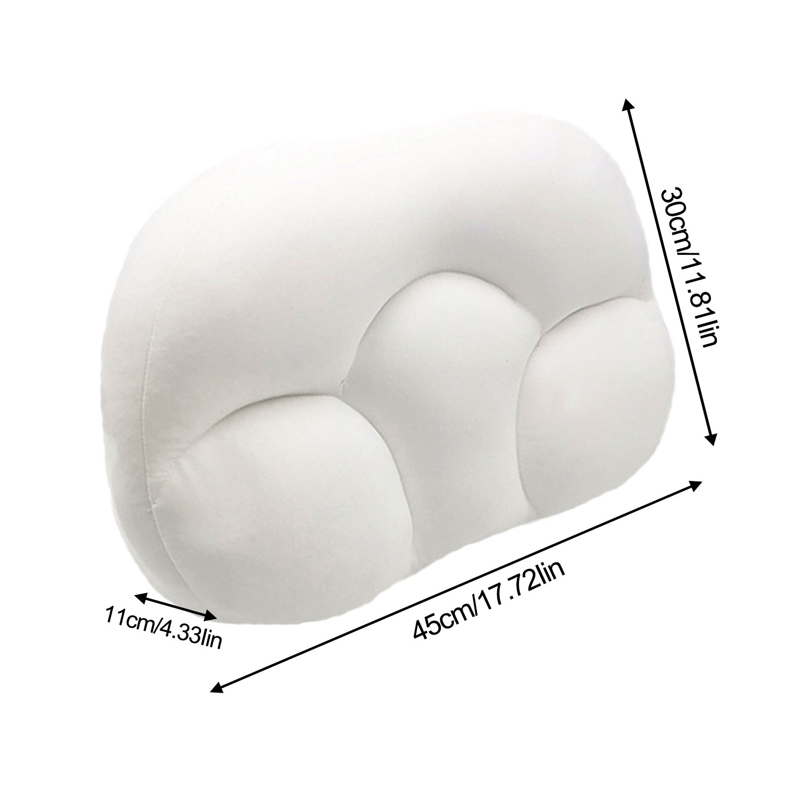 Cervicale Kussen Ei Memory Foam Vormige Polyester Bescherming Hals Ontspanning Zachte Ademend Gezondheid Voor Diep Slapen Beddengoed