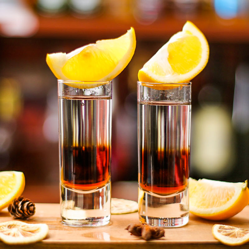 Sett  av 4 hødu shotglass minikrus 70ml