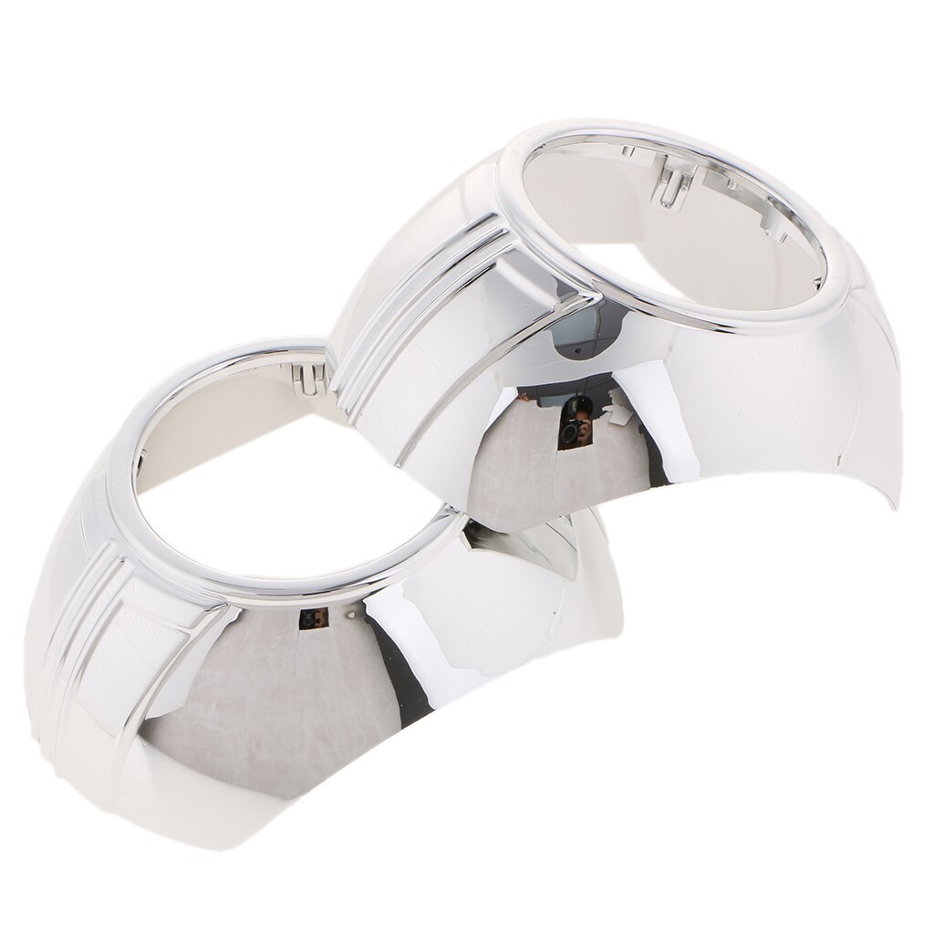 Pair 3.0 Inch HID Bi-Xenon Projector Lens Headlights Shroud Car Headlight Retrofit For Ford S-MAX