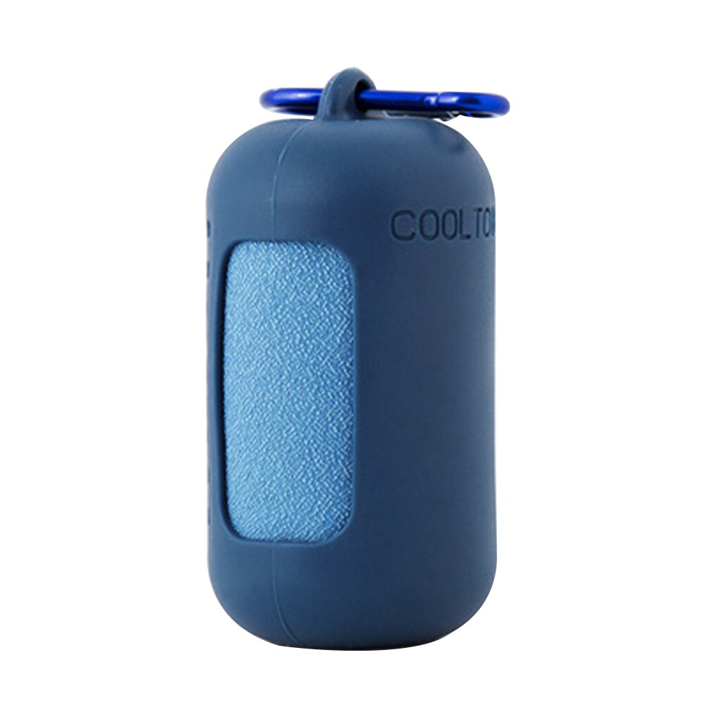 Microfiber Travel TowelQuick Dry Towel Ultralight Camping Compact Swimming Towels Hand Face Mini Towel with Silicon Case Running: 03