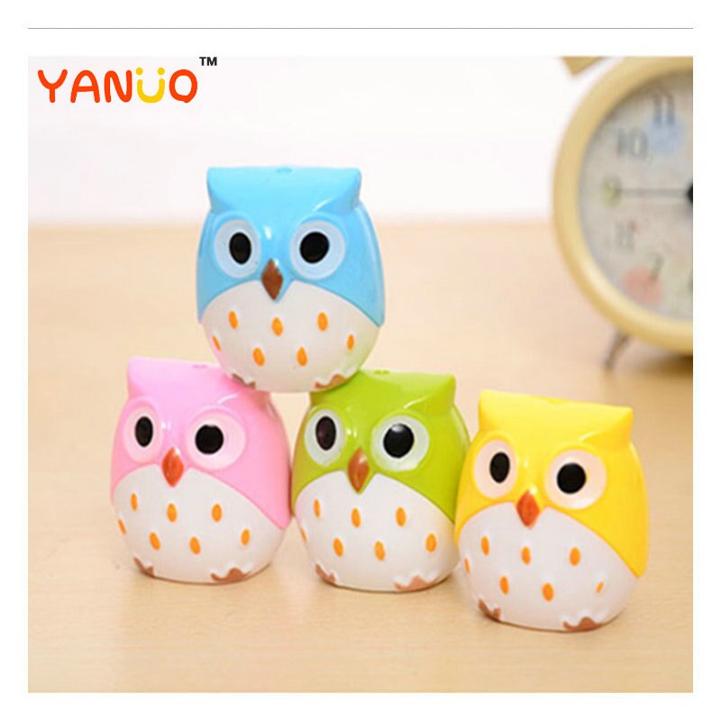 Owl Cute Double Hole Sharpener Cartoon Pencil Sharpener Charity Primary School