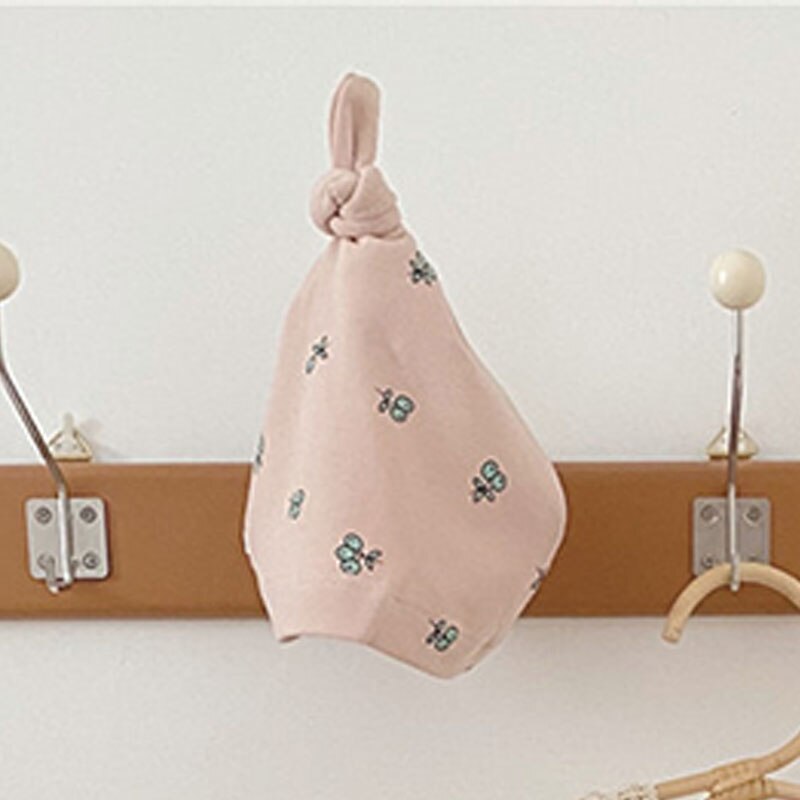 Melario -né bébé combinaison mignon printemps bébé coton doux ensemble avec chapeau enfant en bas âge fruits imprimer pantalon 0-24M