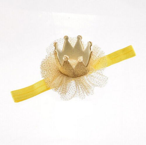 Newborn Crown Headband Gold princess crown Baby Girls Cute Hair Band Infant Kids Hair Accessories Children Photo Props 1pc Xmas
