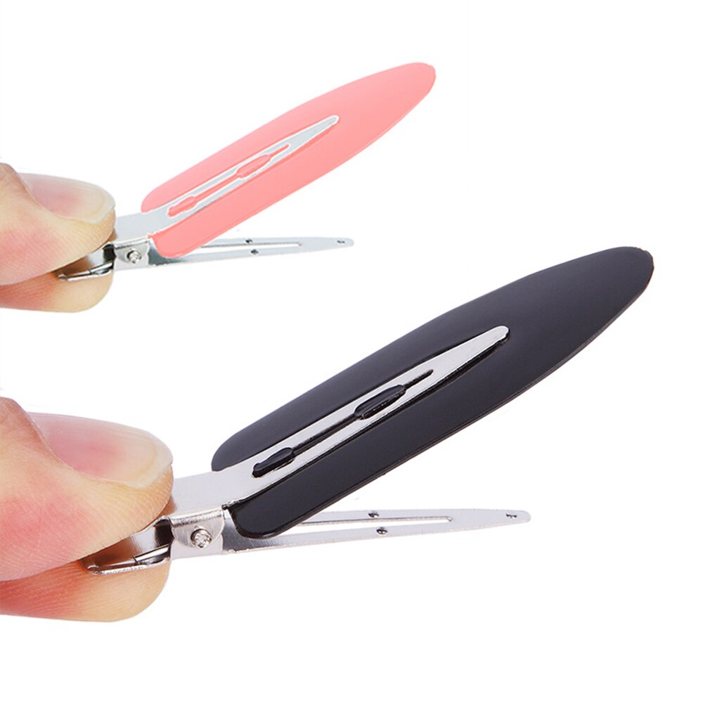 1/4 sztuk bez zginania bez szwu spinki do włosów z boku grzywka Fix Fringe Barrette spinki do włosów makijaż mycie twarzy akcesoria kobiet dziewczyn stylizacji