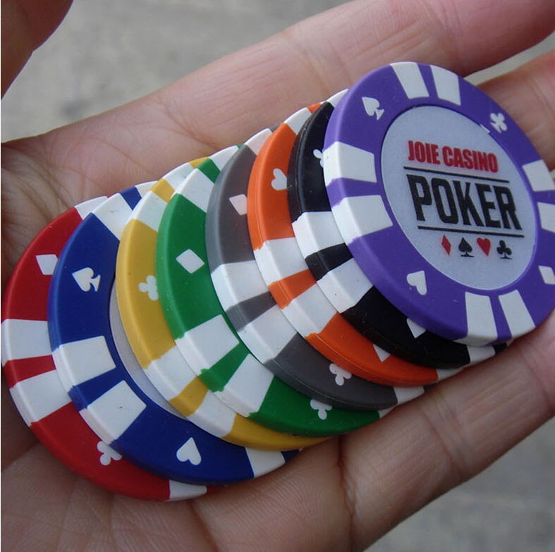 25 st pokermarker inga valörer 8 färger för val 14g i lerplåt järn stciker pokerspel texas hold'em