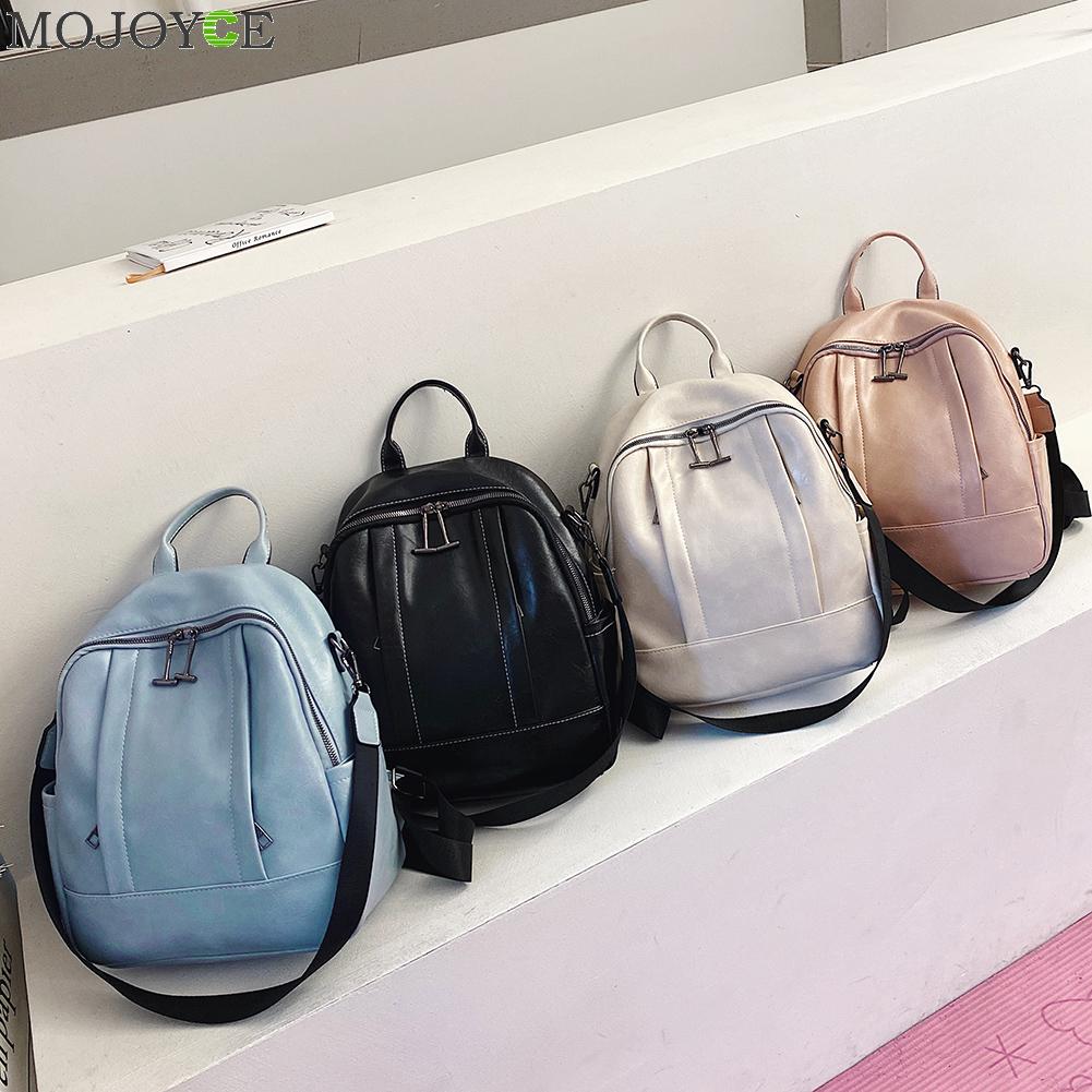 Damesrugzak lente zacht leer vrijetijdsreistas grote capaciteit portemonnee