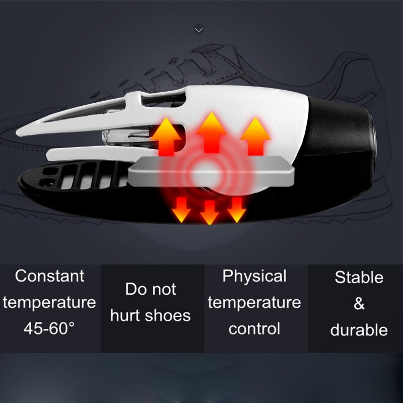 220v elektriske sko tørretumbler deodorant uv sko sterilisering enhed bage sko tørretumbler sko fødder tørrer varmelegeme varmere