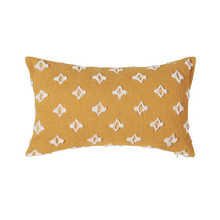 Baumwolle Leinen Umarmung Kissen eins Wind Gelb schneiden Blume Umarmung Kissen Hause Bett Kissenbezug Sofa Stuhl Rückenlehne