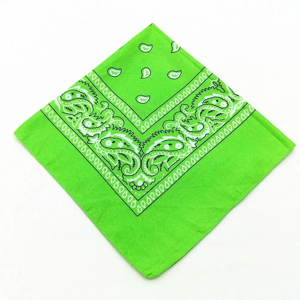 Bohemien drucken Bandana Paisley aufbringen Stirnbänder Hiphop Kopftuch draussen unisex Stirnband Handgelenkbandagen Gesichtsmaske Taschentuch: Braun