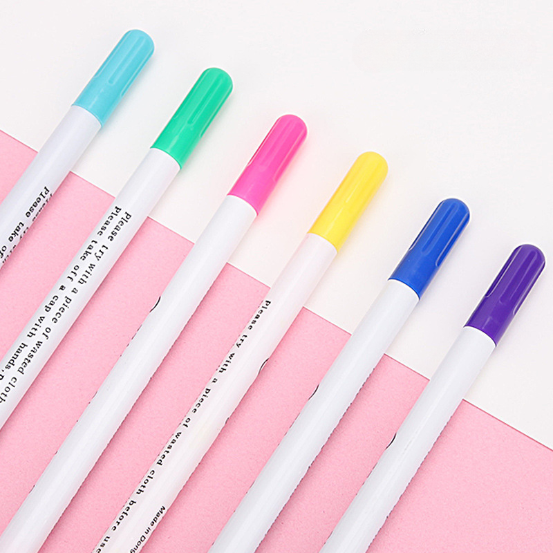 Stylo marqueur pour tissu à encre effaçable qui disparaît, point de croix, effaçable à l'eau, outils de couture pour Quilting sur mesure, couture, 1/2/3 pièces
