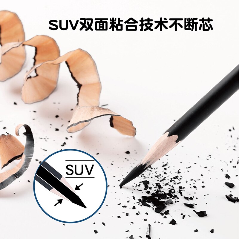 12 charcoal art soft drawing pencils sketch painting pencils learning stationery black matte art supplies