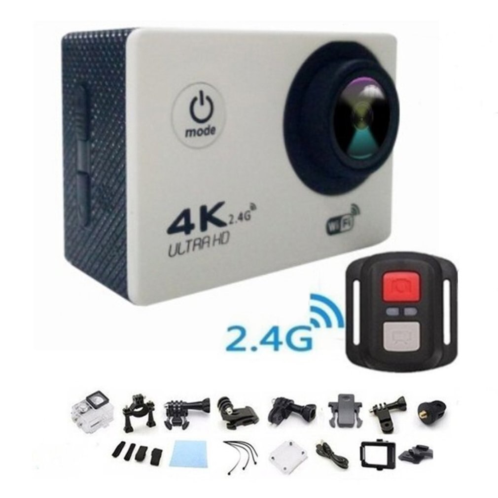 16MP Ultra Hd Wifi Sport Camera 1080P Verschil 4K Action Cam Digitale Camera Waterdichte 4K Video Camera: white