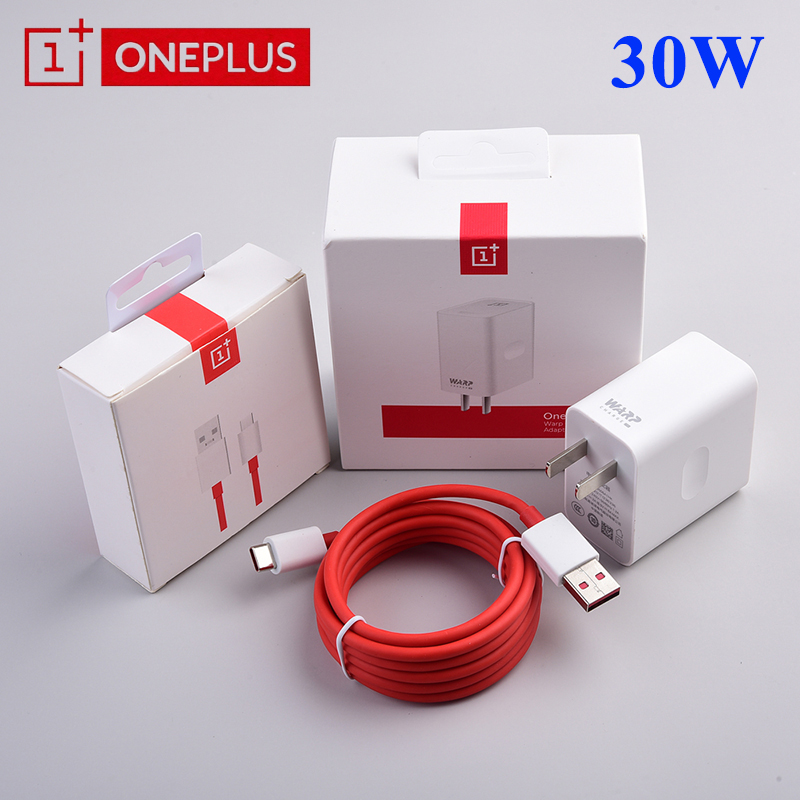 Original Oneplus 30W Warp Charger 5V6A Dash Charge 6A Type C USB Dash Cable 150CM For One plus 1+ Nord N10 N100 7 7T 8 8T Pro 6: US a set Box