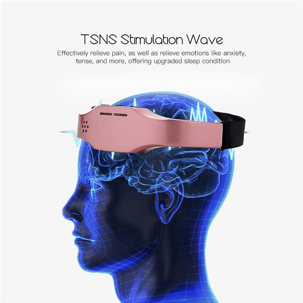 Elektrische Head Massager Slaap Monitor Migraine Relief Massager Slapeloosheid Therapie Release Stress Slaap Therapie Apparaat Slapen Di