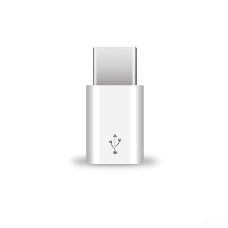 Adaptador Micro USB a USB C, conector Microusb para Xiaomi, Huawei, Samsung Galaxy A7, adaptador USB tipo C para teléfono móvil: White