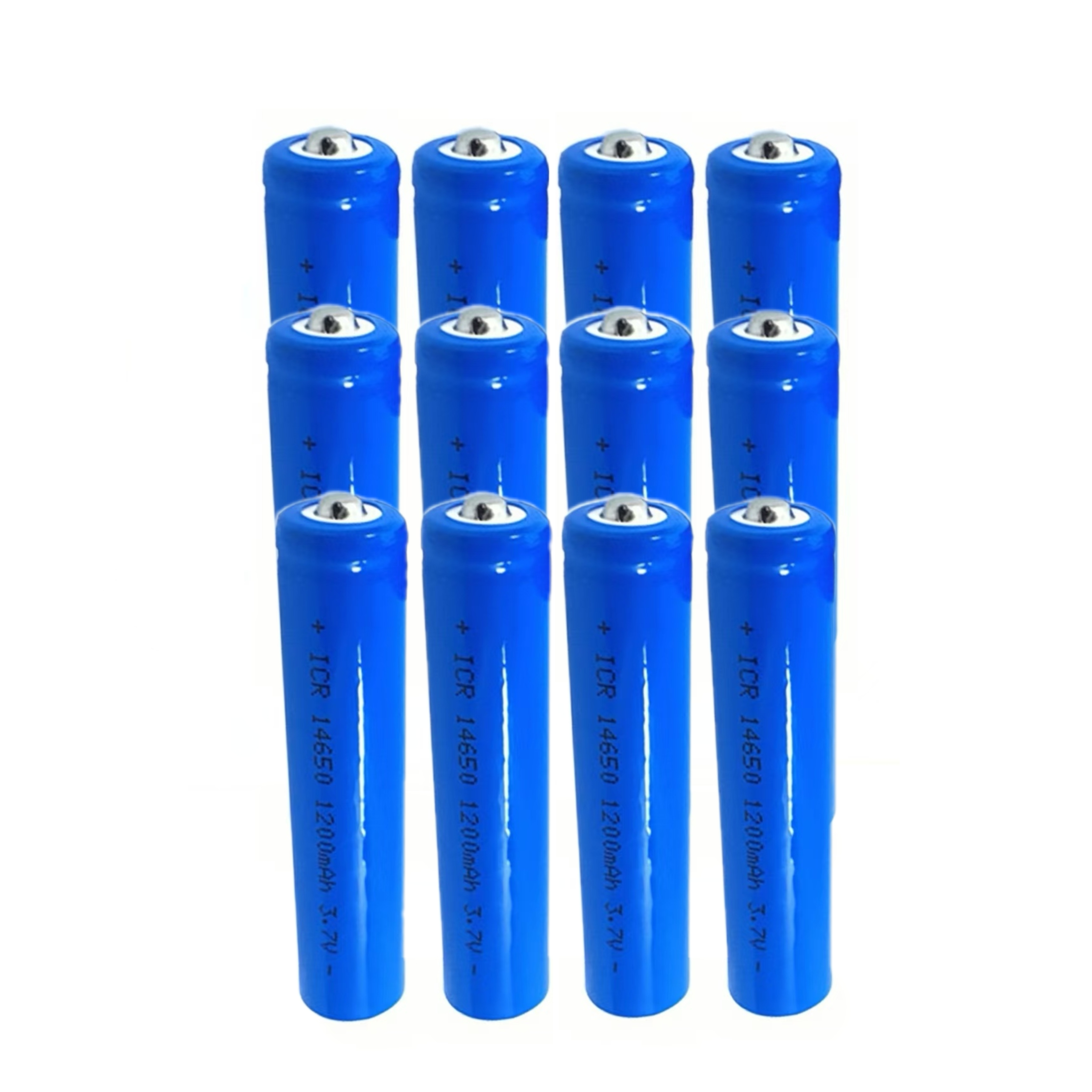 14650 battery 3.7V 1200mAh Rechargeable lithium battery Charger for Smartwatch Electric drill bluetooth Walkie talkie Multimeter: SKY BLUE