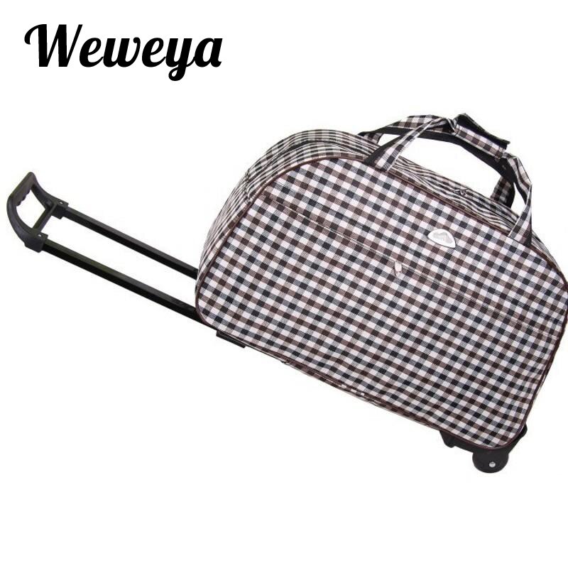 Weweya Waterdichte Rollende Bagage Tas Dikke Stijl Rollende Koffer Trolley Bagage Vrouwen &amp; Mannen Reistassen Koffer Met Wiel: 13