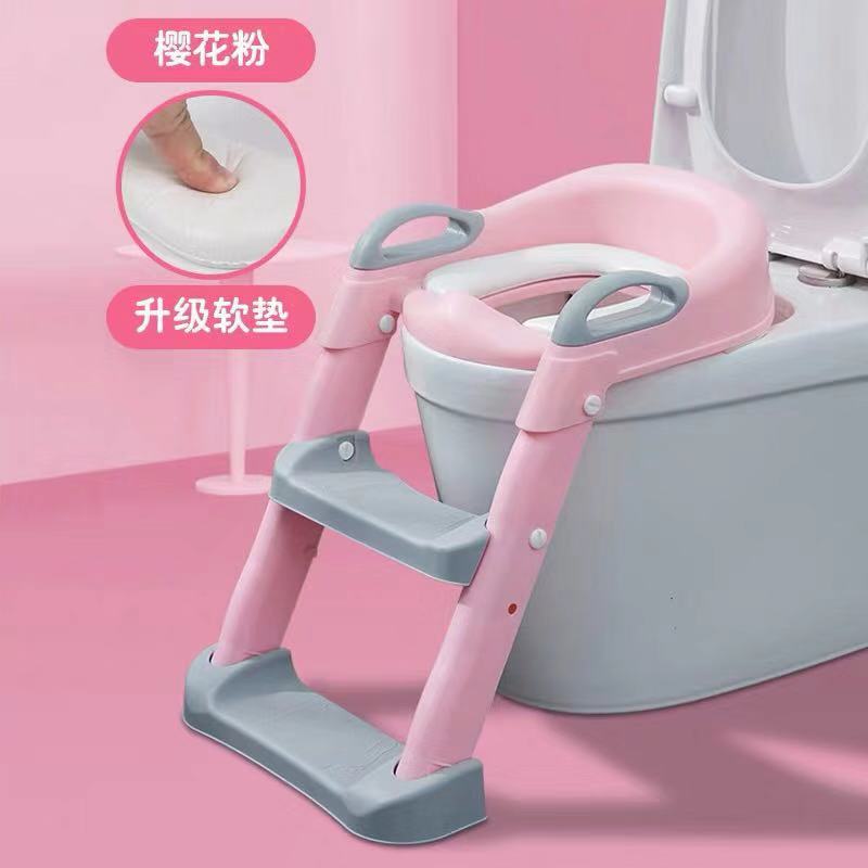 Wc für freundlicher Kammer Topf Leiter Baby Mädchen männer freundlicher Wc Leiter Kammer Topf BABYS Wc Sitz Kammer Topf Gestell Treppe: Rosa  Aktualisierung gepolstert 