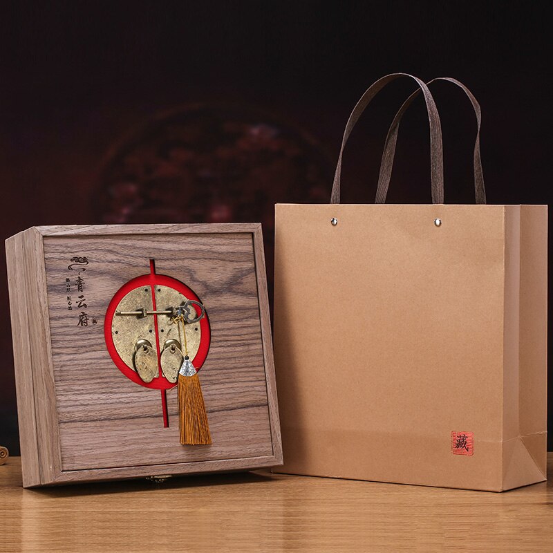 Pure Storage Box Wood Upscale Tea Boxes Traditiona... – Vicedeal