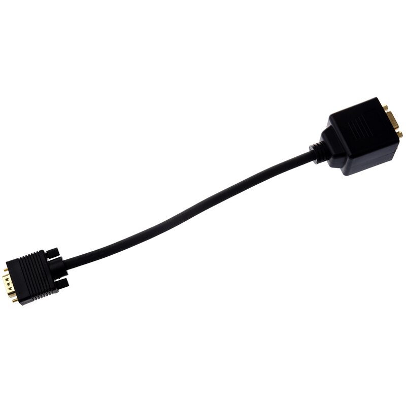 Video Splitter: Vga (HD15) M Naar Vga (HD15) F X 2 (1 Pc Naar 2 Monitoren) &amp; RJ11 6P4C Telefoon Kabel Cord Adsl Modem 3 Meter