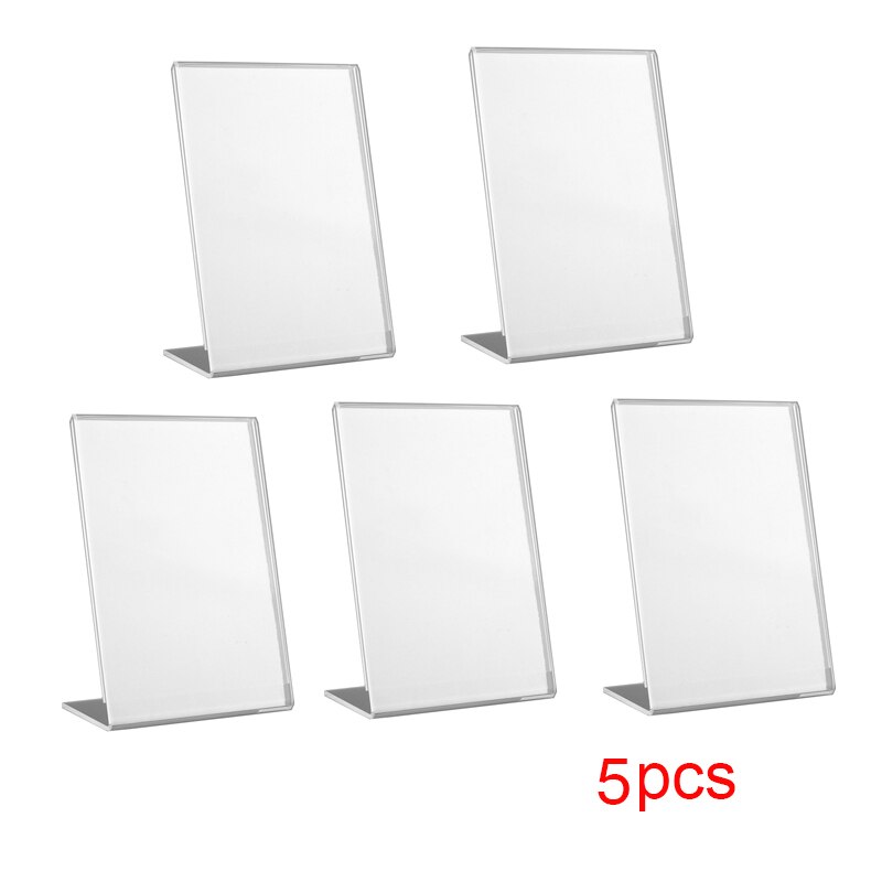 Mini support pour Fujifilm Instax Mini 8 9 25 50 7s 11, 1 à 5 pièces, cadre Photo en forme de L, 3 pouces: 5pcs