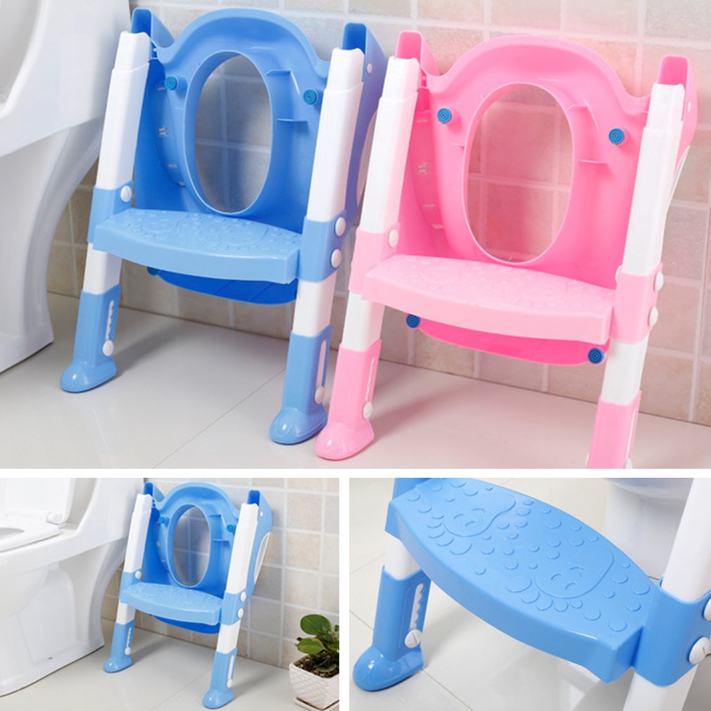 Sammenklappeligt børnesæde med stigeovertræk pp toiletjusterbar stol tisse træning urinal siddepladser til drengepiger