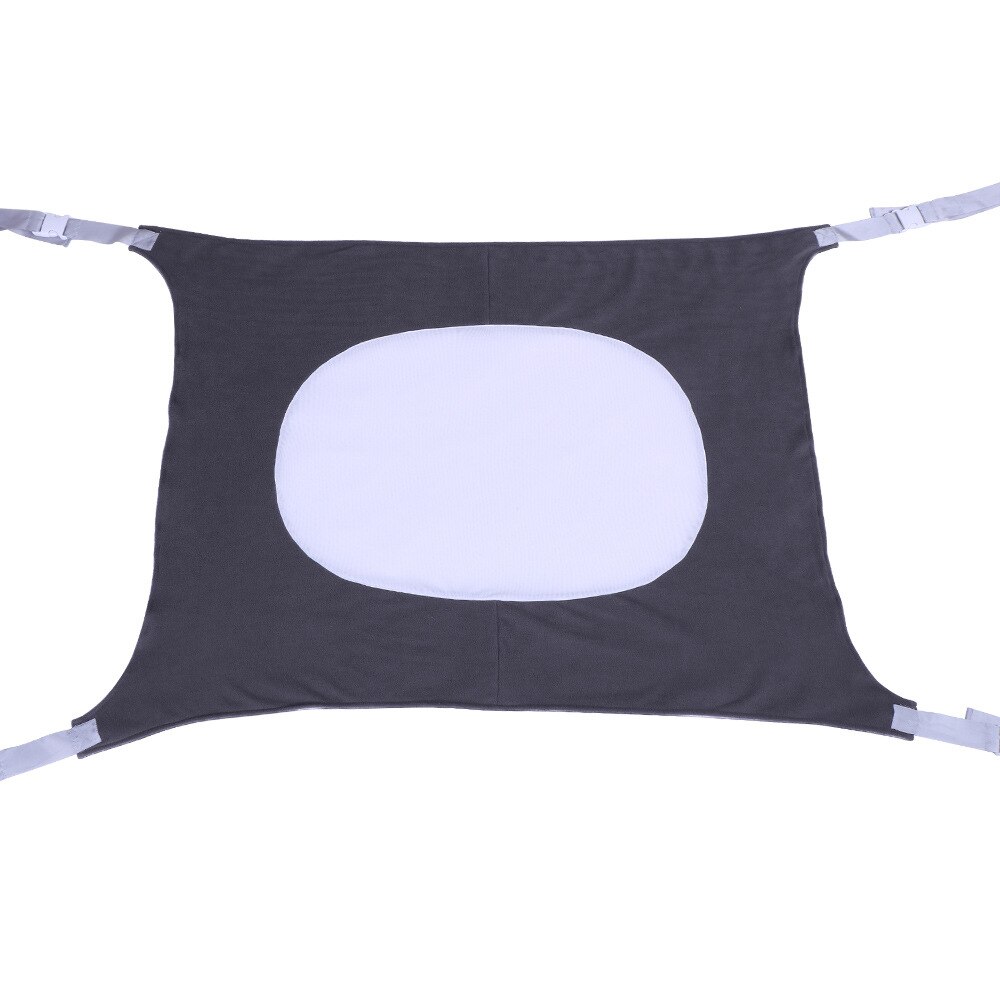 Grensoverschrijdende explosieverhoging ventilatiegaas opvouwbaar wascomfort babyhangmat: Grijs