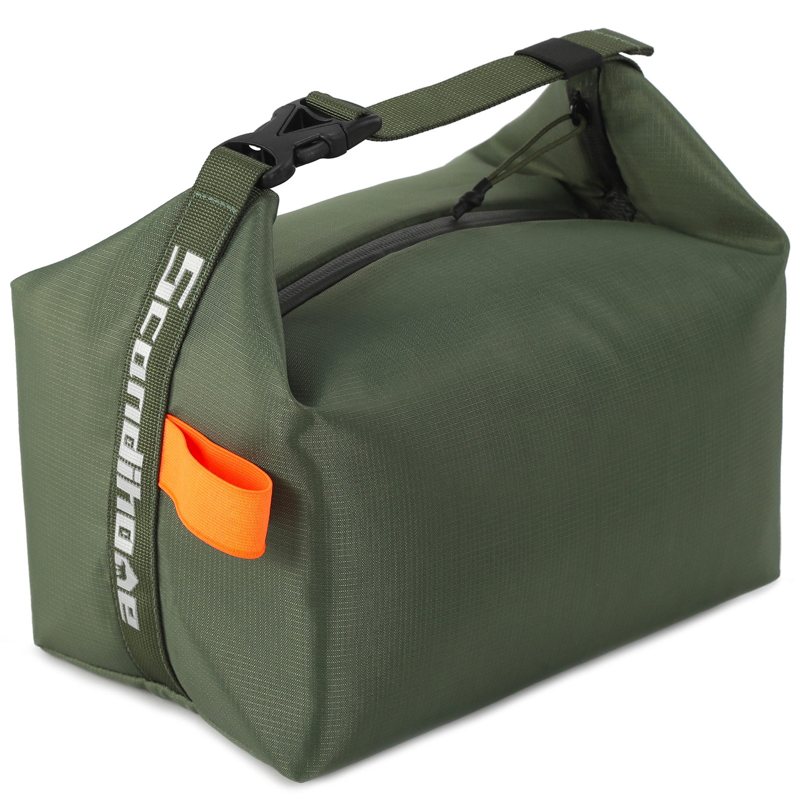 Izolowana torba na lunch Izolacja Bento Pack Folia aluminiowa Torba na ryż Opakowanie na posiłek Opakowanie na lód Przenośna torebka do przechowywania żywności na piknik: green