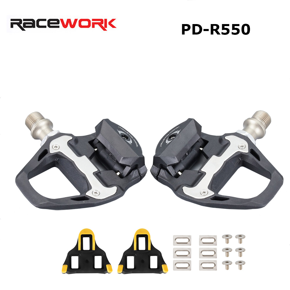 RACEWORK Ultegra PD-R8000 PD-R550 Wegfietspedalen Fietsen Ultralichte klikpedalen met SM-SH11 schoenplaten Fietspedaalonderdelen