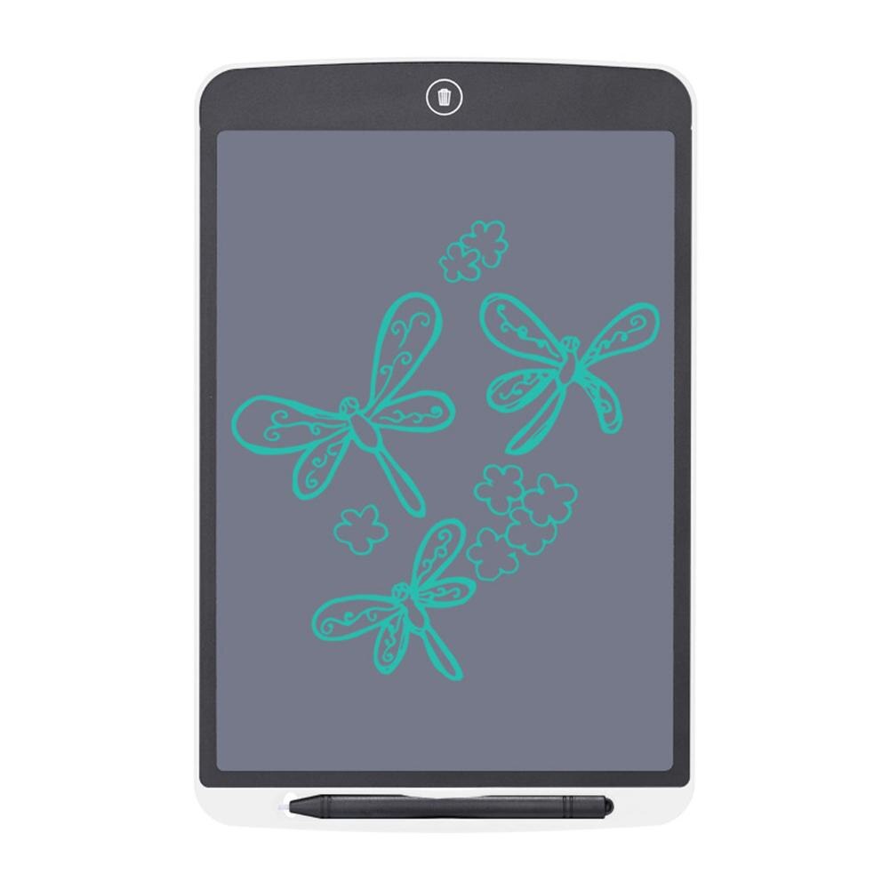 12inch LCD Electronic Tablet Drawing Writing Board Notepad for Kid Graffiti: White Fine Pen
