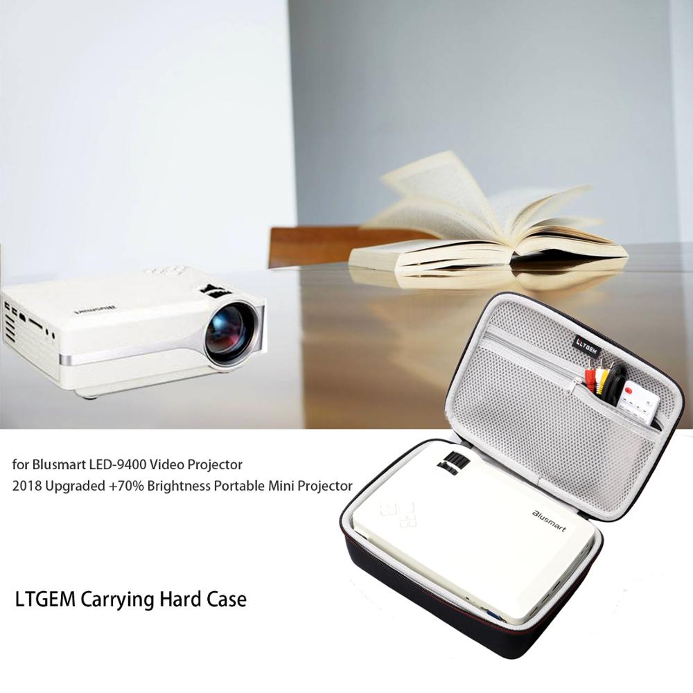 LTGEM EVA Hard Case for Blusmart LED-9400 Video Projector Upgraded +70% Brightness Portable Mini Projector - Travel Protect