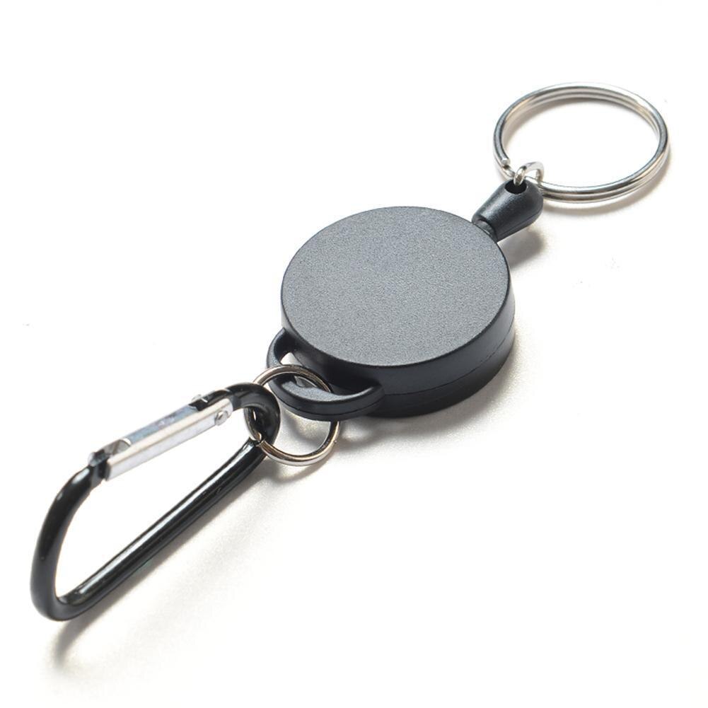 Telescopische sleutelhanger sleutelhanger karabijnhaak wandelsets reisketting sport kamperen buiten intrekbaar  z4 s 1