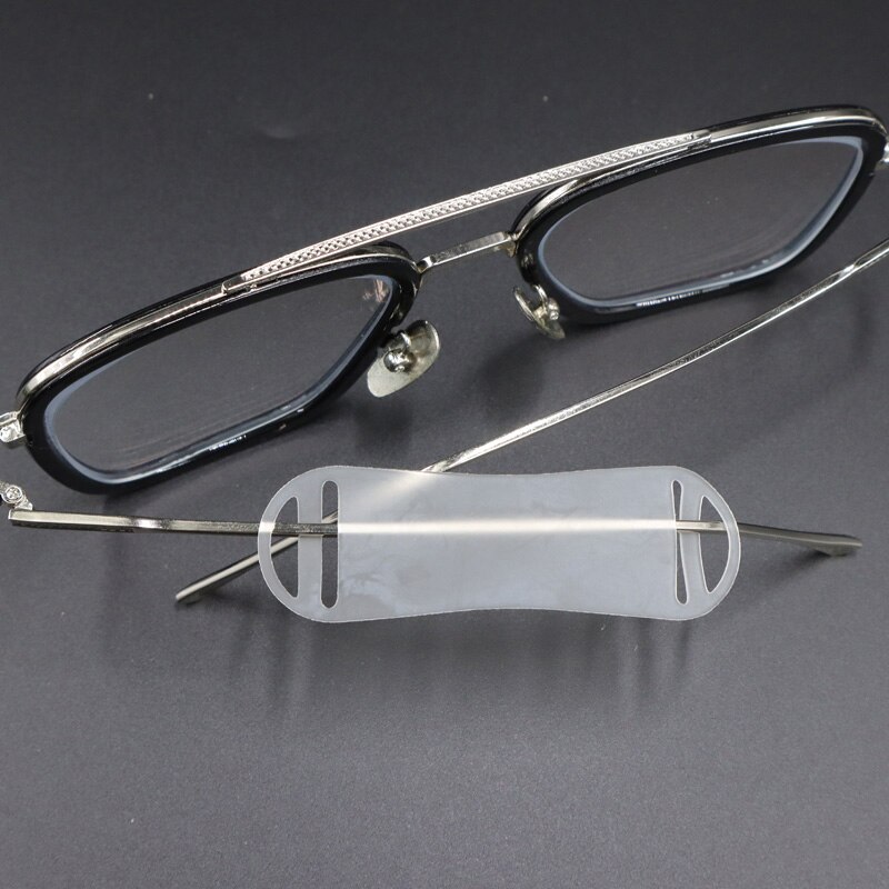 Étiquettes à enfiler pour lunettes, cadre optique, Base pour lunettes, coulissant sur le prix, bijoux, bande souple, support en plastique, 50 pièces