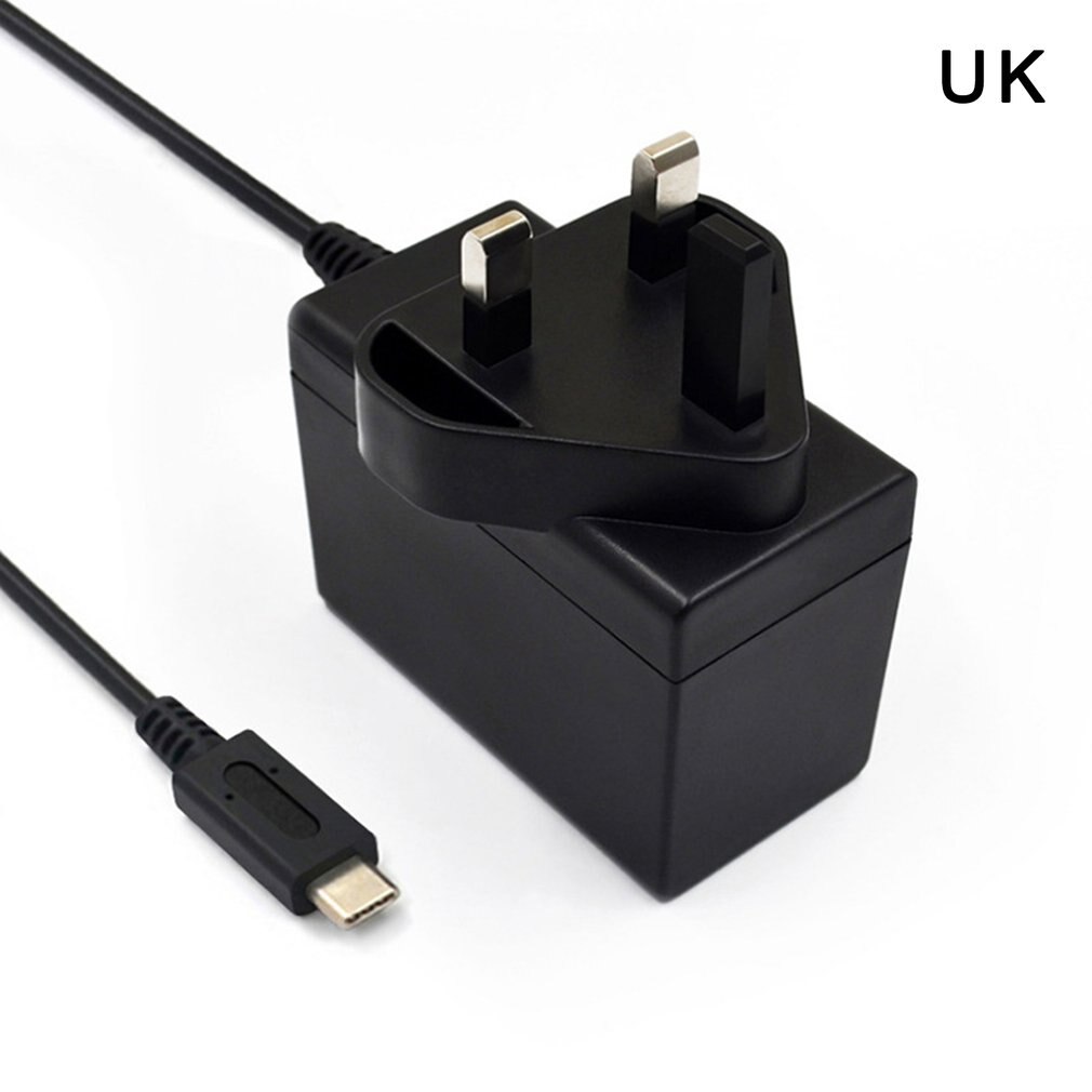 Netzteil für switch, schnellreise-wandladegerät mit usb-typ-c-kabel, netzteil für spielkonsole und gamepad: Uk-stecker