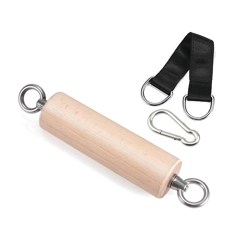 Wooden Pinch Grip Strength Trainer Pull-ups Fitness Hand Fingerboard Training Tools for Outdoor Rock Climbing Body Core Workout