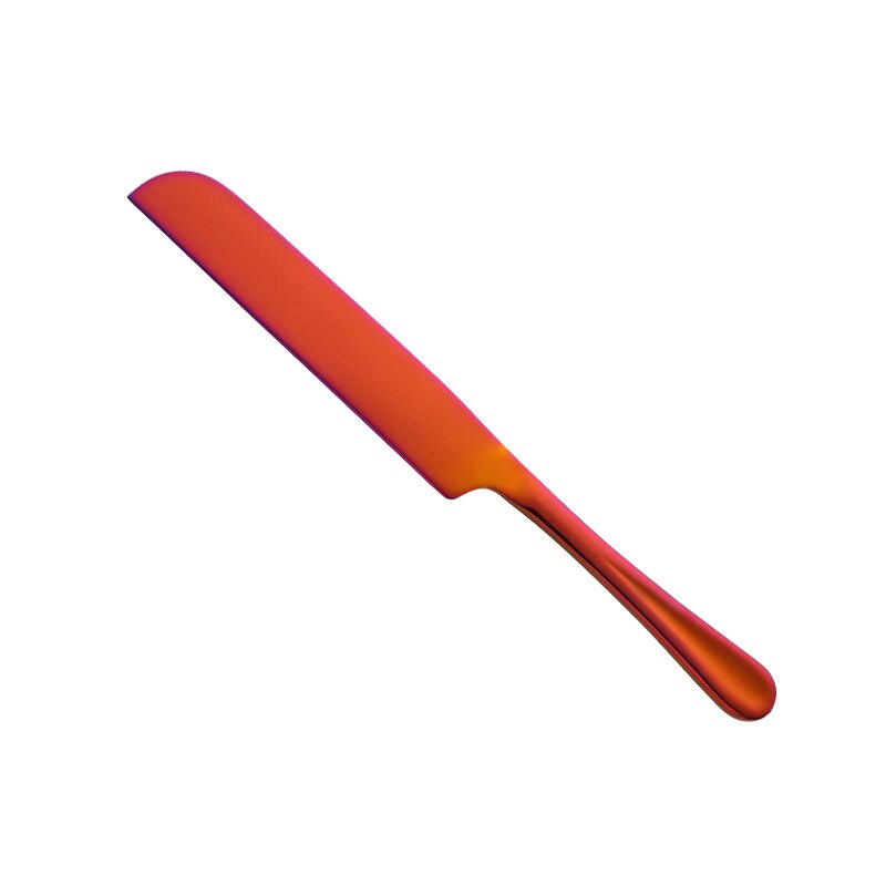 1/3PCS Stainless Steel Rainbow Cake Shovel Bread Knife Pie Pizza Cheese Spatula Server Cake Divider Cutter Knives Baking Tools: 1rainbow NO.3