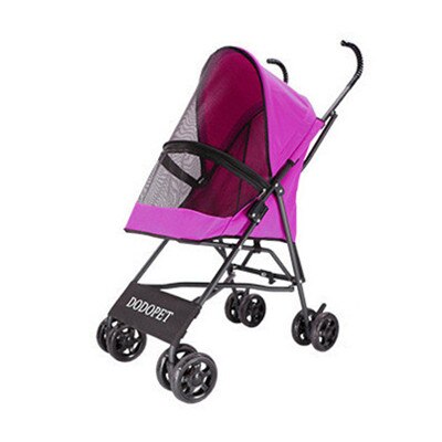 Pet gear glad stier kæledyr klapvogn til katte/hunde bichon, bamse, pomeranian, mops: Rose