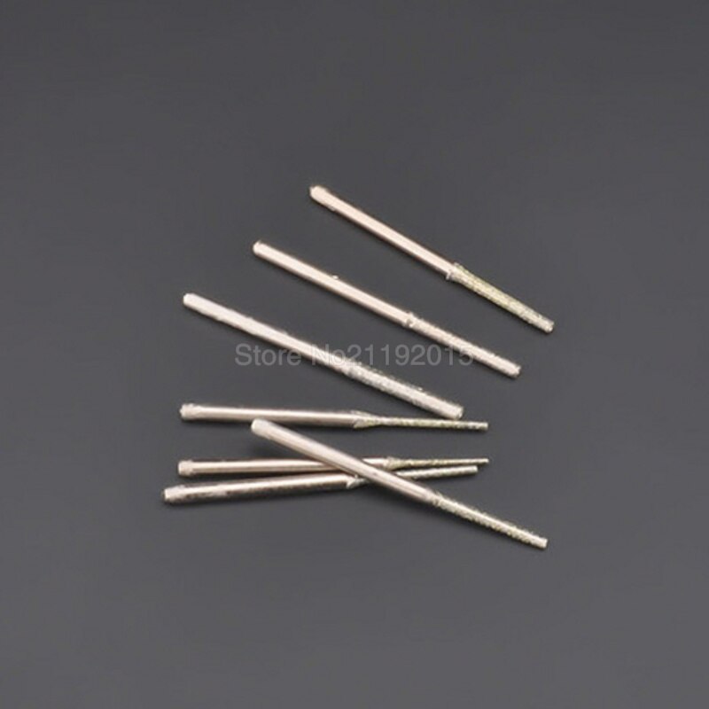 1Pcs Lengthened Diamond Sand Punch Pin Diamond Coated Core Drill Hole Cutter Solid Needle Gems Glass Tile Making Rotary Bit Tool