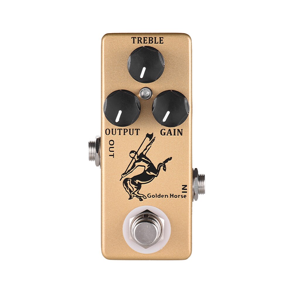 Mosky cheval d'or Klon centaure guitare Overdrive effet pédale coque pleine métal véritable dérivation