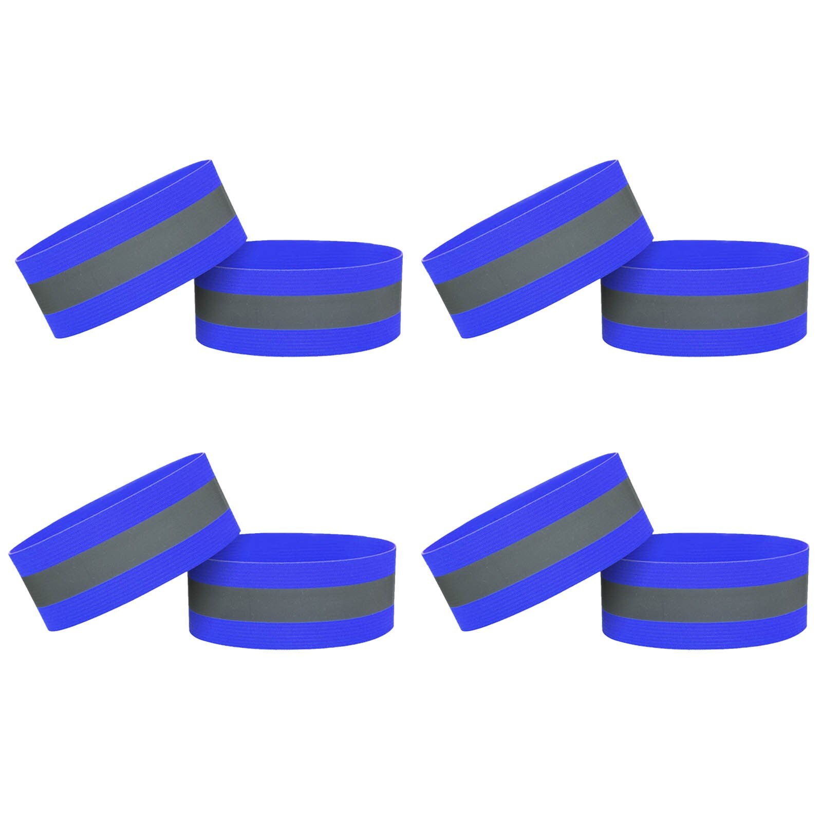 4# Luminous Arm Band Sports Reflective Safety Belt Night Run Armband Outdoor Sports Night Running Cycling Jogging Arm Strap: BU