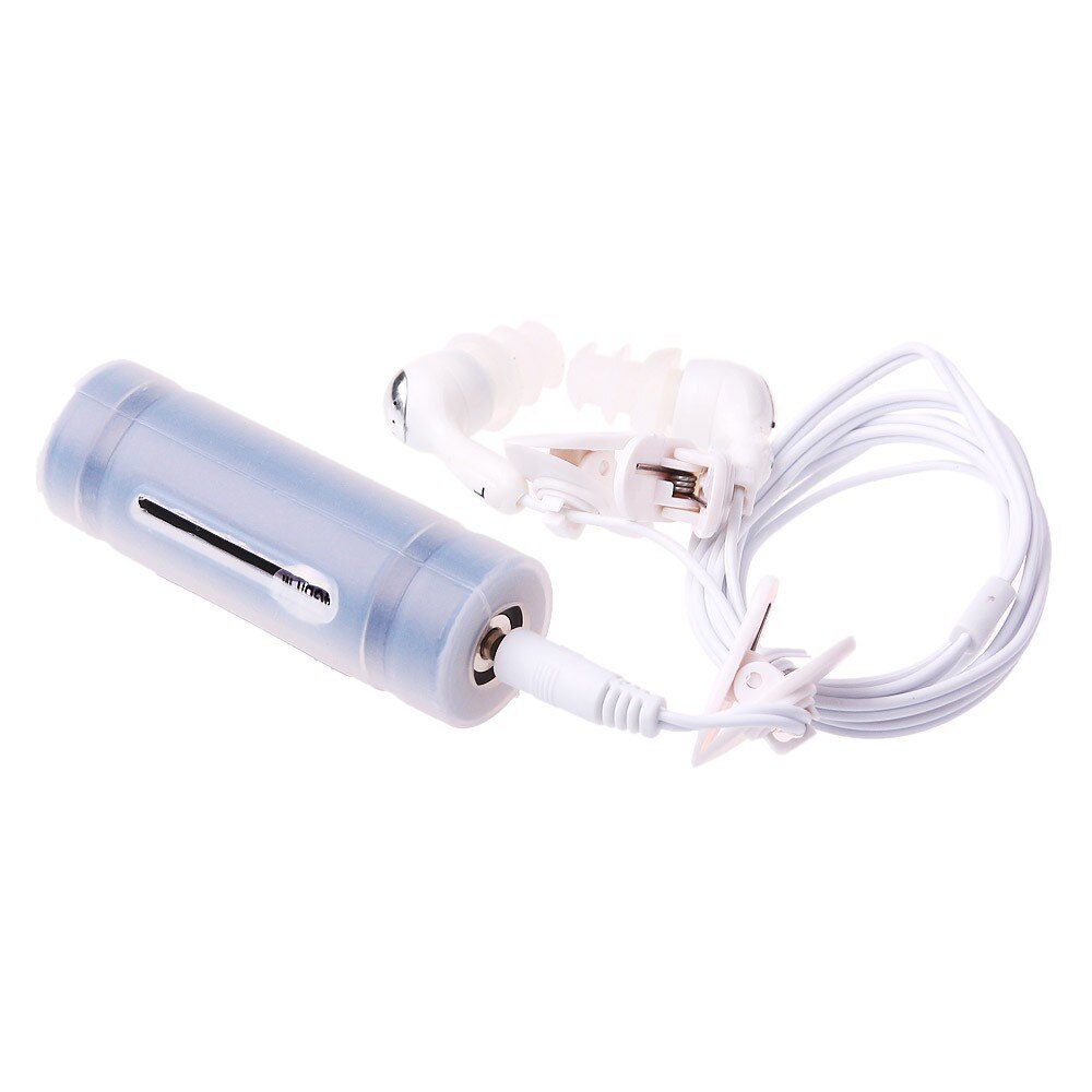 ZHKUBDL-reproductor MP3 para natación, resistente al agua, 4GB 8GB, para Radio FM, auriculares, buceo, Cable de carga USB, Arm