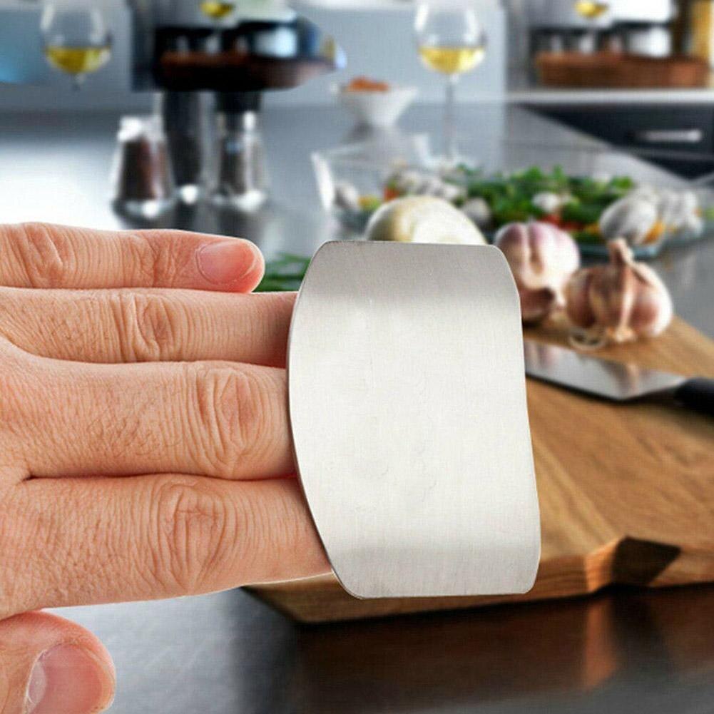 Newest Steel Mini Finger Protector Guard Finger Cut Hand Protector Knife Finger Protection Tool Kitchen Accessories